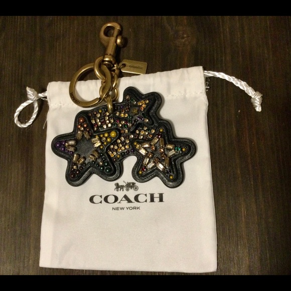 Coach key ring / bag charm